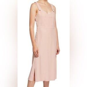 Rag & Bone Tia Midi Dress Dusty Rose